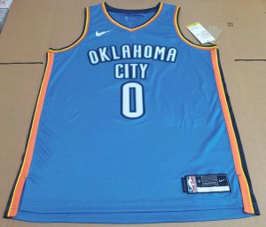 0 Westbrook Oklahoma City Thunder Okc Maillot Bleu